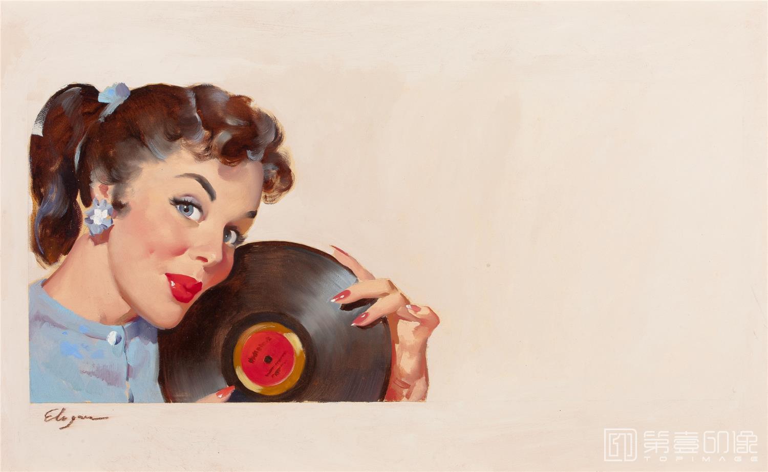 油画-吉尔·艾尔夫格雷恩 Gil Elvgren 作品集-130